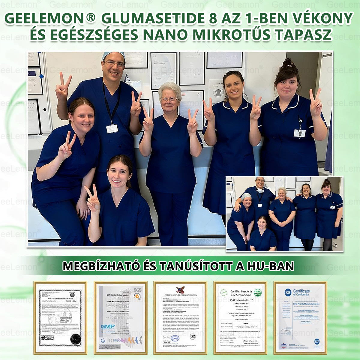 Ajánlott a Semmelweis Kórház által · 👩‍⚕️BENU hivatalos üzlet| 🎁 𝐆𝐞𝑒𝐿𝑒𝐦𝐨𝐧® Glumasetide 8 az 1-ben Karcsú és Egészséges Nano Mikrotűs Tapasz 🇭🇺